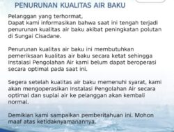 Air PAM Mati, Akibat Peningkatan Polutan Di Sungai Cisadane Warga Keluhkan Aktivitas Pagi Lumpuh