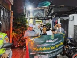 ‎Menyambut Bulan Suci Ramadhan 2026: Ratusan Warga Rawa Bokor Gelar Pawai Obor Keliling Kampung