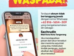 WASPADA! Oknum Catut Nama Wali Kota Tangerang untuk Modus Penipuan