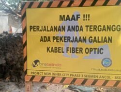 Galian Kabel Fiber Optik di Jl. Daan Mogot Km 24 Disorot: Izin Dipertanyakan, K3 Diabaikan