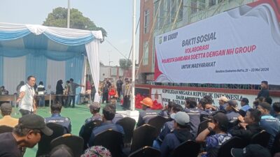 Polres Bandara Soekarno-Hatta Gelar Bakti Sosial untuk Masyarakat di Halaman Mapolres