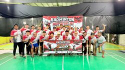 Comunitas Tiba-tiba Mio Tangerang Mengadakan Turnamen Internal Badminton Sambut HUT Ke-81 Kemerdekaan RI