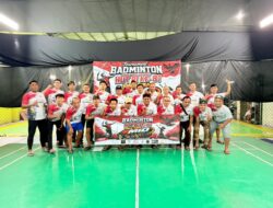 Comunitas Tiba-tiba Mio Tangerang Mengadakan Turnamen Internal Badminton Sambut HUT Ke-81 Kemerdekaan RI