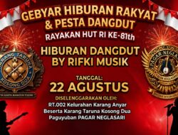 Semarak HUT ke-81 RI, Karang Taruna dan Warga Karang Anyar Siap Gelar Gebyar Hiburan Rakyat