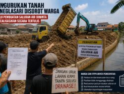 Pengurukan Tanah di Neglasari Disorot Warga, Janji Pembuatan Saluran Air Diminta Direalisasikan Secara Tertulis