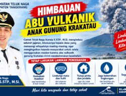 Camat Teluknaga Imbau Warga Gunakan Masker, Antisipasi Paparan Abu Vulkanik